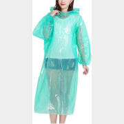 Дождевик-пончо с рукавами PERFECTO LINEA зеленый (28-145004)