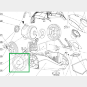 Колесо для пылесоса NORMANN AVC-111 (HJW-1308-13)