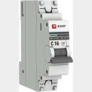 Автоматический выключатель EKF PROxima ВА 47-63 1P 16А C 4,5кA (mcb4763-1-16C-pro)