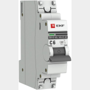 Автоматический выключатель EKF PROxima ВА 47-63 1P 6А C 4,5кA (mcb4763-1-06C-pro)