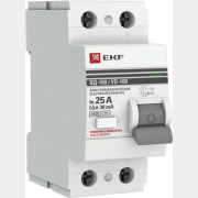 УЗО EKF PROxima ВД-100 2P 25А тип AC 30мА (elcb-2-25-30-em-pro)