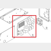 Плата печатная для сварочного аппарата DGM MIG-200P (6102020423)