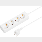 Удлинитель 7 м (4 роз., 2,2 кВт с заземлением ЮПИТЕР белый (JP8102-28)