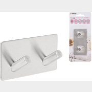 Крючок для ванной двойной PERFECTO LINEA Swan блистер (35-008001)