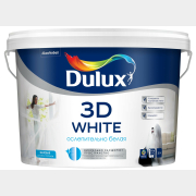 Краска акриловая DULUX 3D White матовая база BW ослепительно белая 2,5 л
