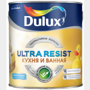 Краска водно-дисперсионная DULUX Ultra Resist Кухня и ванная база BC матовая 4,5 л
