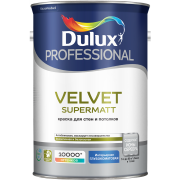 Краска водно-дисперсионная DULUX Velvet Supermat база BC глубокоматовая 4,5 л
