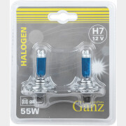 Лампа галогенная автомобильная GANZ H7 55W 2 штуки (GIP06056)