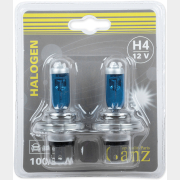 Лампа галогенная автомобильная GANZ H4 100/90W 2 штуки (GIP06054)