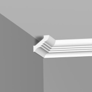 Плинтус потолочный ПЛИНТЭКС L 45/45