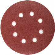 Шлифлист круглый самосцепляющийся 125 мм Р80 GEPARD 5 штук (GP5001-80)