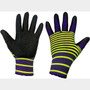 Перчатки нейлоновые с латексным рельефным неполным покрытием От минимальных рисков (1319943259277)