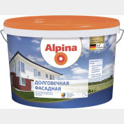 Краска ВД акриловая ALPINA Долговечная фасадная бесцветный База 3 2,35 л