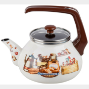 Чайник стальной эмалированный 2,2 л PERFECTO LINEA Традиции (52-951922)