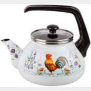 Чайник стальной эмалированный 2,2 л PERFECTO LINEA Золотой гребешок (52-659222)