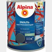Эмаль алкидная ALPINA быстросохнущая RAL 8017 шоколадная 2,5 л (948104270)