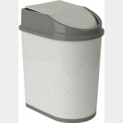Ведро мусорное IDEA 8 л мрамор (М2481)