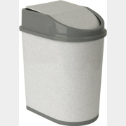Ведро мусорное IDEA 8 л мрамор (М2481)