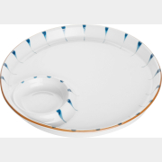 Блюдо керамическое круглое PERFECTO LINEA Marine 22,5х2,3 см (17-122250)