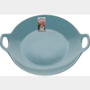 Блюдо керамическое круглое PERFECTO LINEA Asian 24х20,3х4,5 см голубой (17-102402)