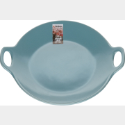 Блюдо керамическое круглое PERFECTO LINEA Asian 24х20,3х4,5 см голубой (17-102402)