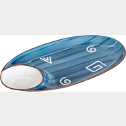 Блюдо керамическое овальное PERFECTO LINEA Marine 33х17,5х2,8 см (17-103302)