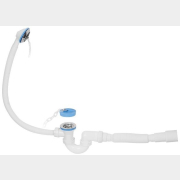 Сифон для ванны выпуск D70 перелив гибкая труба 40х40/50  AV ENGINEERING (AVE129720)