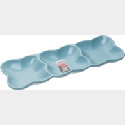 Менажница керамическая прямоугольная PERFECTO LINEA Asian 29,5х10х2,5 см голубой (17-102952)