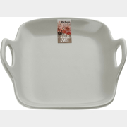 Блюдо керамическое квадратное PERFECTO LINEA Asian 19х18,5х4,7 см серый (17-101903)