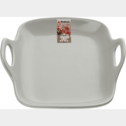 Блюдо керамическое квадратное PERFECTO LINEA Asian 19х18,5х4,7 см серый (17-101903)