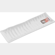 Блюдо керамическое прямоугольное PERFECTO LINEA Asian 23,5х7,5х2,5 см белый (17-102350)