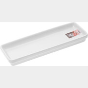 Блюдо керамическое прямоугольное PERFECTO LINEA Asian 24,5х7,5х3 см белый (17-102450)