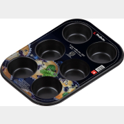 Форма для выпечки металлическая для 6 кексов 26,5х18,5х3 см PERFECTO LINEA Chef (16-271930)