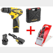 Дрель-шуруповерт аккумуляторная MOLOT MBD 1215 DLi (MBD1215DLi0013A2)