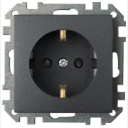 Розетка скрытая с заземлением BYLECTRICA Стиль графит (РС16-529гр)