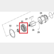 База ротора задняя для пневмогайковерта TOPTUL KAAJ3218 (HKBEI030001)