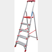 Лестница-стремянка алюминиевая односторонняя 107 см НОВАЯ ВЫСОТА NV3118 (3118105)