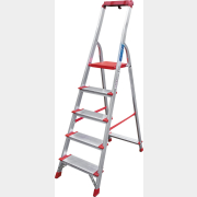 Лестница-стремянка алюминиевая односторонняя 107 см НОВАЯ ВЫСОТА NV3118 (3118105)