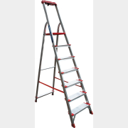 Лестница-стремянка алюминиевая односторонняя 151 см НОВАЯ ВЫСОТА NV3118 (3118107)