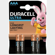 Батарейка ААА DURACELL Ultra 1,5 В алкалиновая 4 шт. (5000394062931)