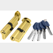 Сердцевина замка (евроцилиндр) с вертушкой PUNTO Z402 70 мм 35x35 латунь