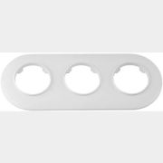 Рамка трехместная BYLECTRICA Прованс белая (ЮЛИГ.735212.501)