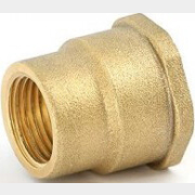 Муфта латунная редукционная 1 1/2"х1 1/4" переходная с внутренней резьбой UNI-FITT (602G6500)