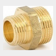 Ниппель латунный редукционный 1 1/4"х3/4" переходной с наружной резьбой UNI-FITT (600G5300)