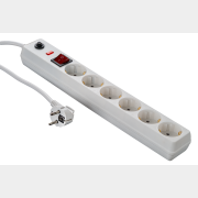 Удлинитель 5 м 6 розеток 16А с заземлением TRUENERGY Filter (15202)