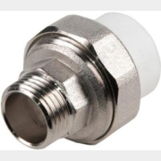 Американка ПП 32х3/4" с наружной резьбой белая РосТурПласт (10647)