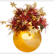 Игрушка елочная МОРОЗКО Шар Сюрприз 7,5 см золотой глянцевый (Ш75055)