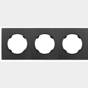 Рамка трехместная BYLECTRICA Прованс графит (ЮЛИГ.735212.500гр)