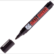 Маркер перманентный фетровый CROWN Multi Marker черный (CPM-800black)