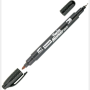 Маркер перманентный фетровый LUXOR 150 черный двухсторонний (LUXOR3011)